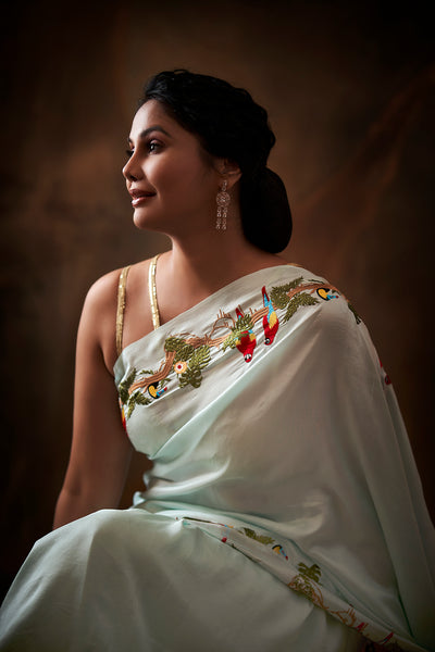Sylva Embroidered Saree