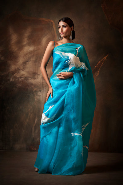 Bella Embroidered Saree