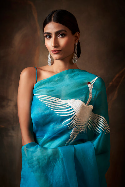 Bella Embroidered Saree