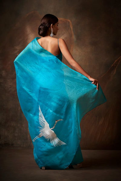Bella Embroidered Saree