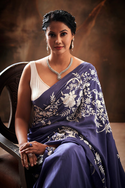 Ivy Embroidered Saree