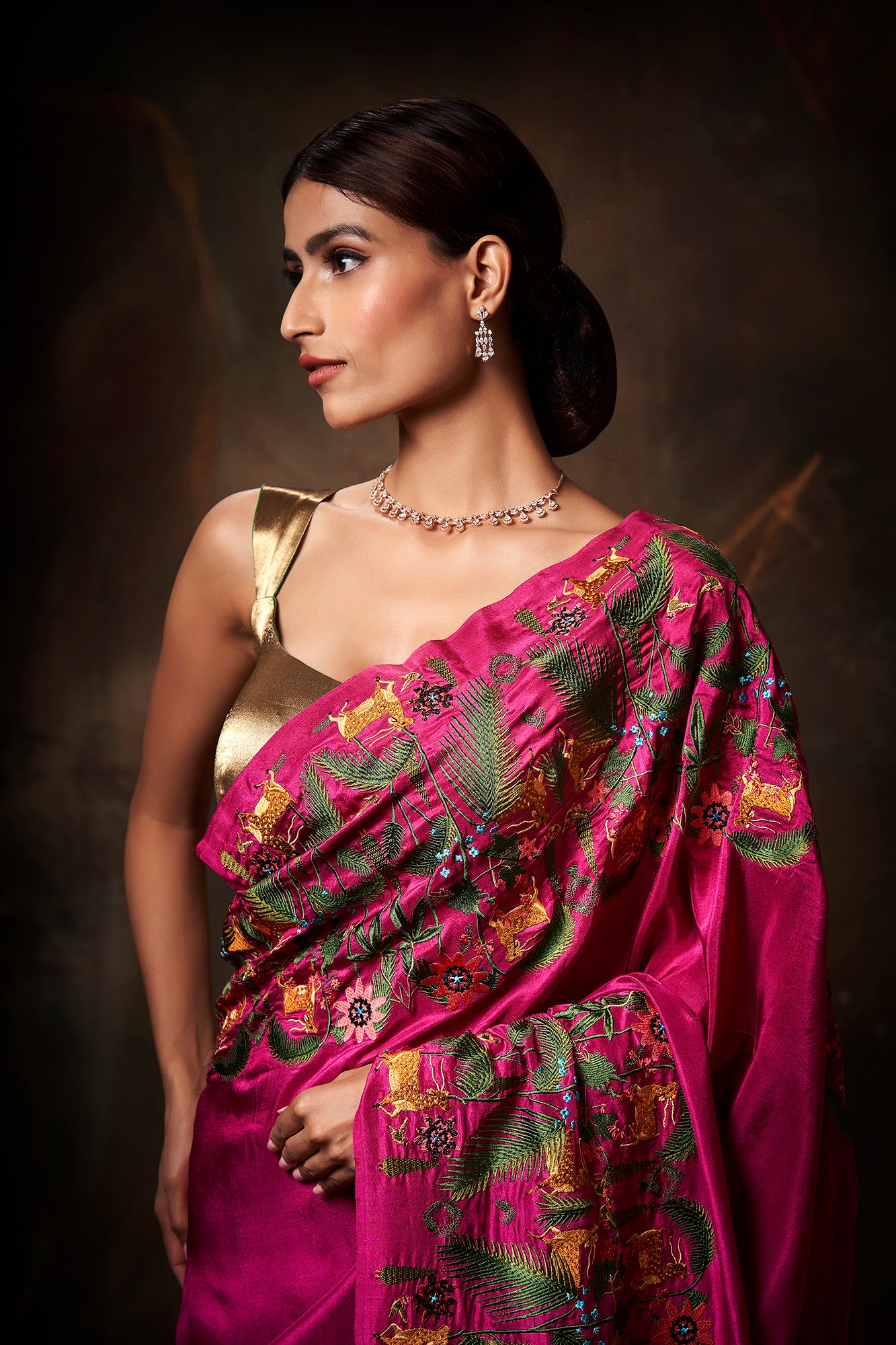Adora Embroidered Saree
