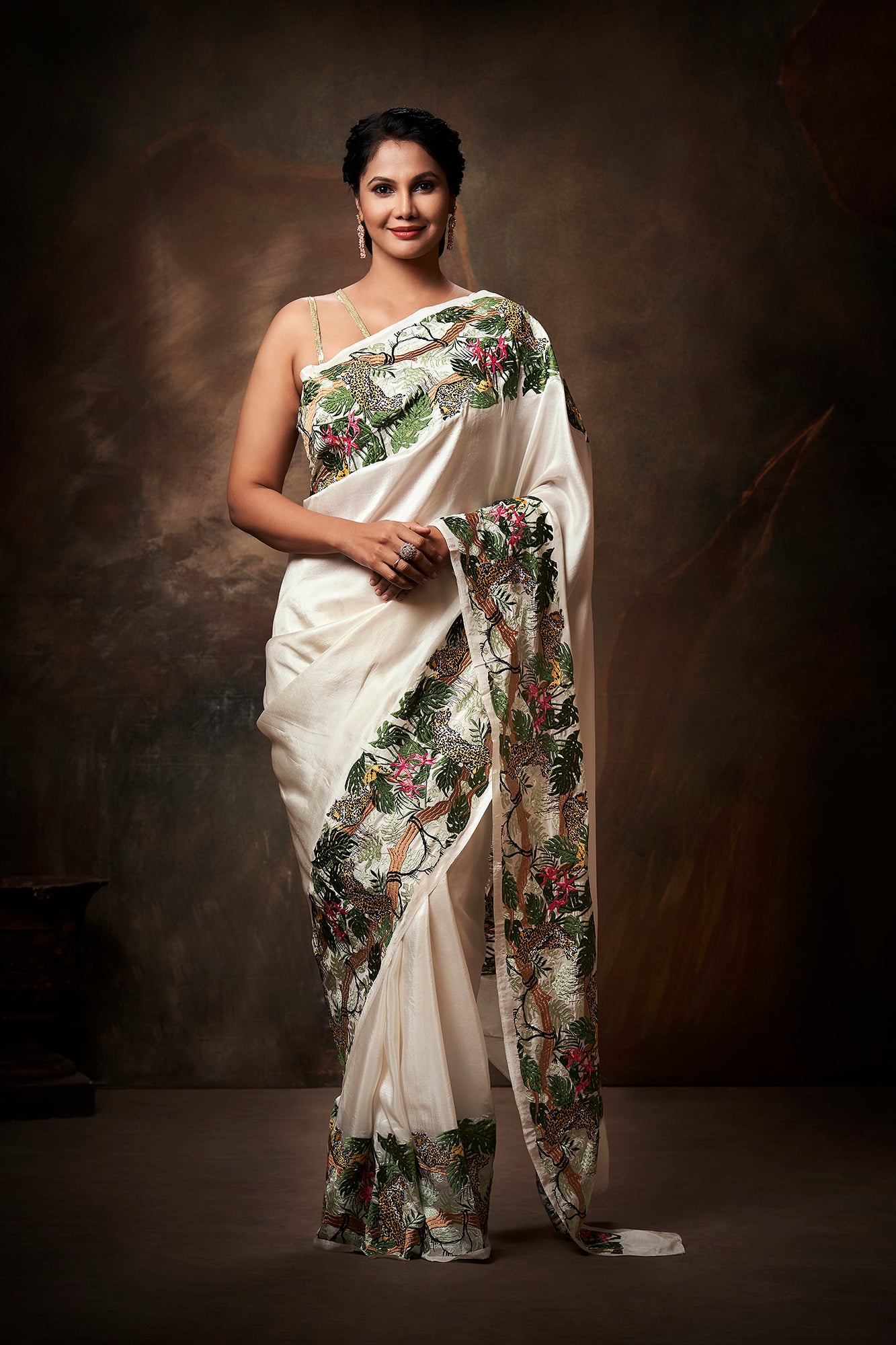 Zara Embroidered Saree