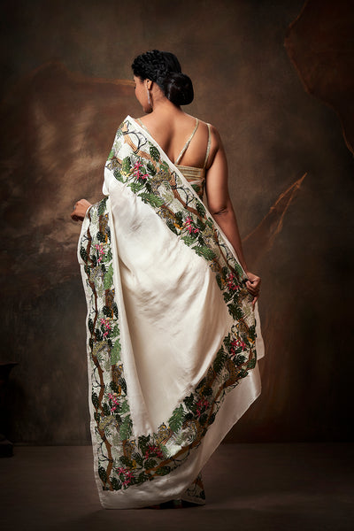 Zara Embroidered Saree