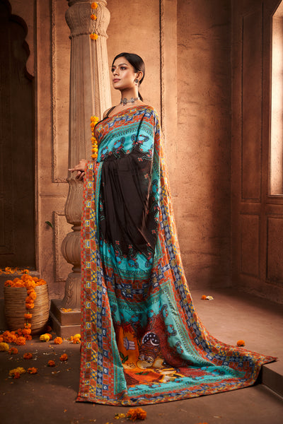 Nandana Ganpati Saree