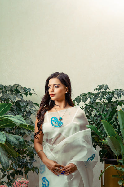 Azure Passion Saree