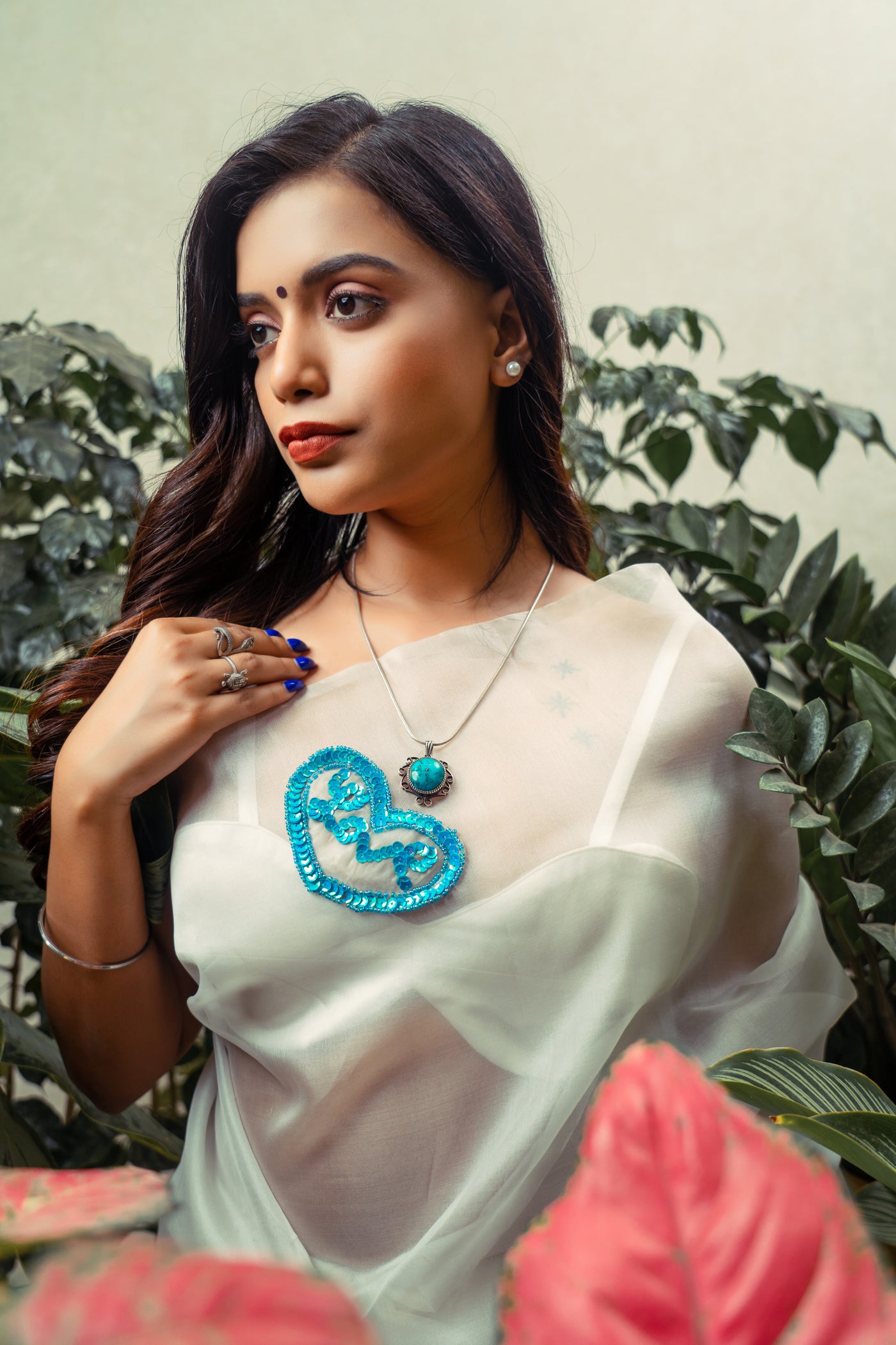 Azure Passion Saree