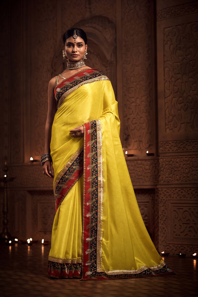 Graceful Peacock Zari Saree