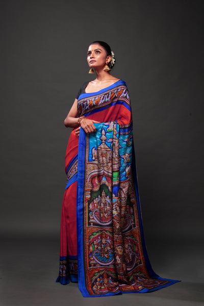 Mystical Goddess Saree