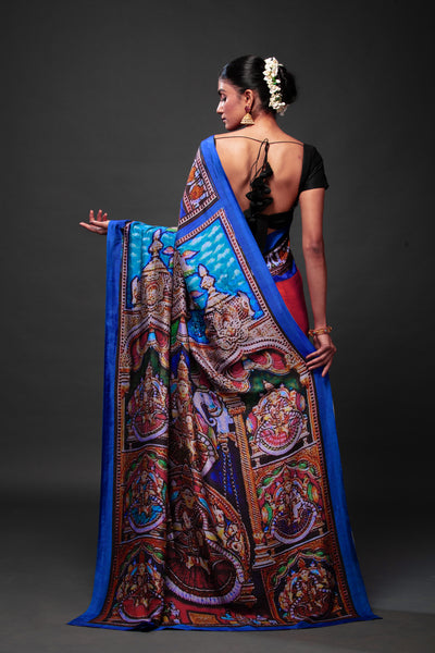 Mystical Goddess Saree
