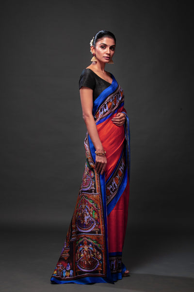 Mystical Goddess Saree