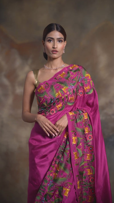 Adora Embroidered Saree