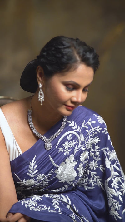 Ivy Embroidered Saree