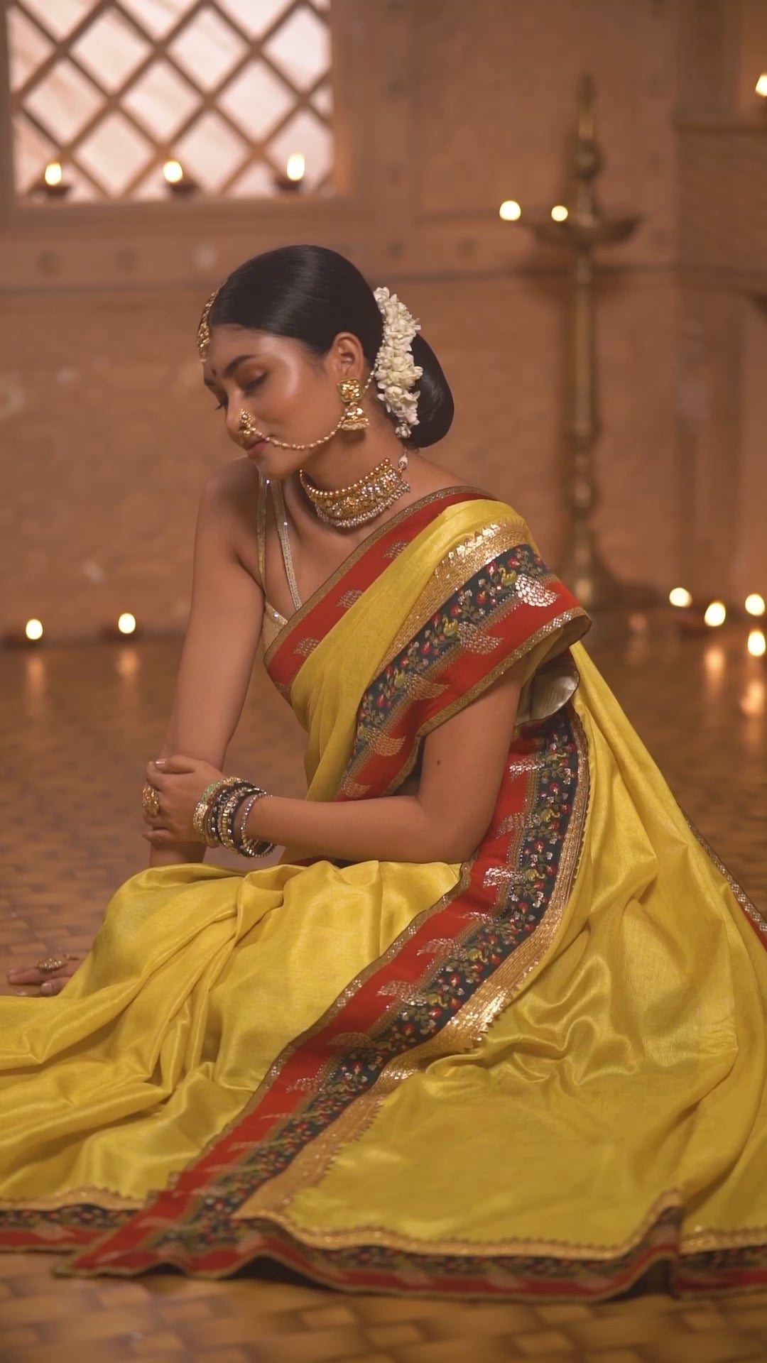 Graceful Peacock Zari Saree