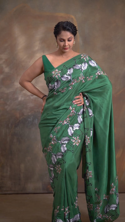 Hansa Embroidered Saree