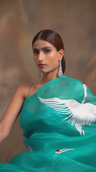 Bella Embroidered Saree