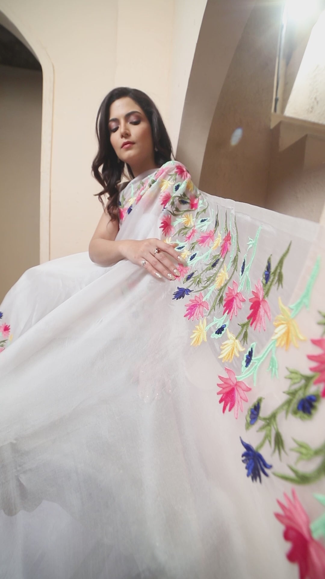 Vanya Embroidered Saree