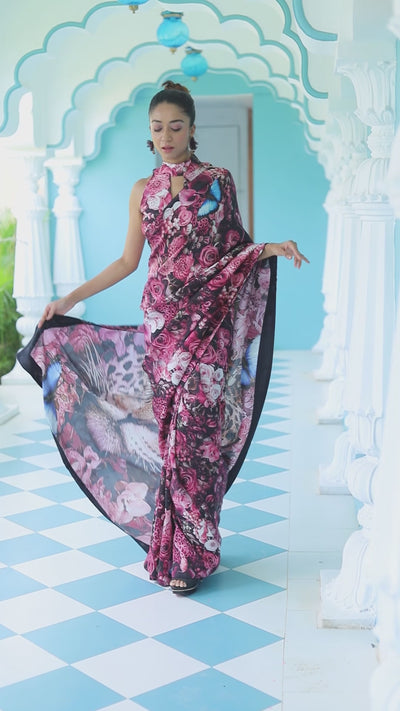 Navira Embroidered Saree