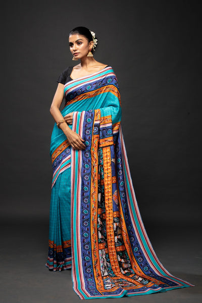 Lord Vishnu Dasavatara Saree