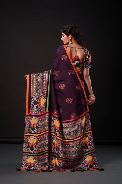 The Maroon Madhubani