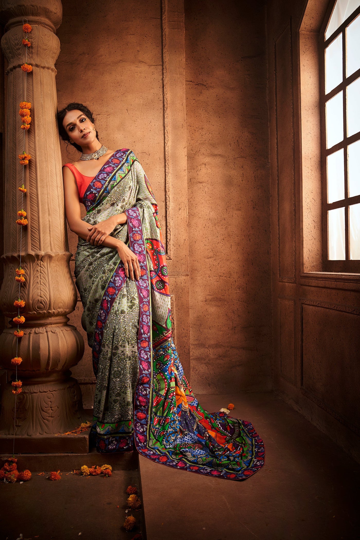 The Umaputra Ganpathi Saree