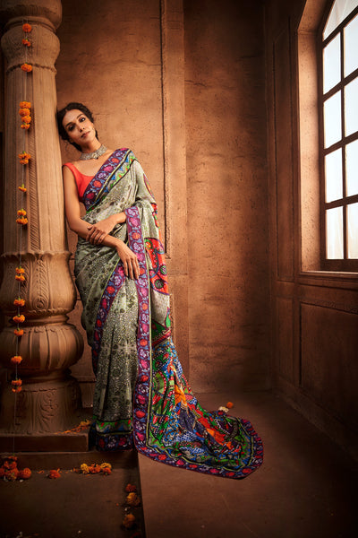 The Umaputra Ganpathi Saree