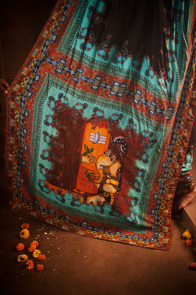 The Nandana Ganpanti Saree