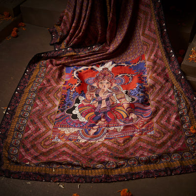 The Vishwamukha ganpathi saree