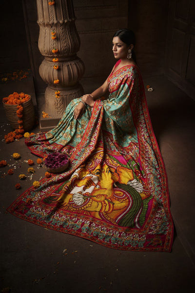 The Kshama Karam Ganesha saree