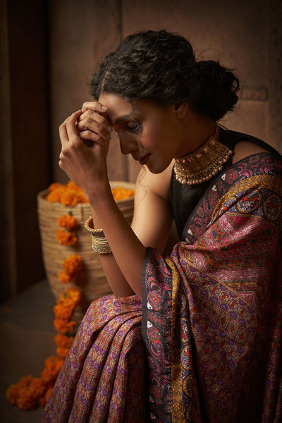 The Vishwamukha ganpathi saree
